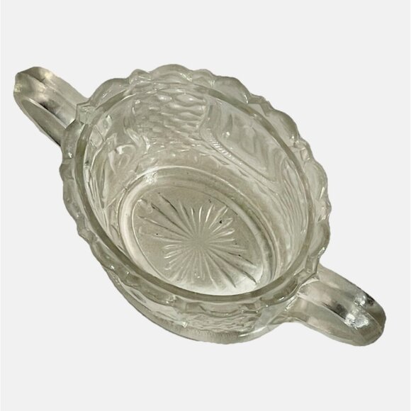 Federal Glass Wabash Toy Spooner Tulip & Honeycomb Toy Play Set EAPG circa 1910 - Picture 4 of 4